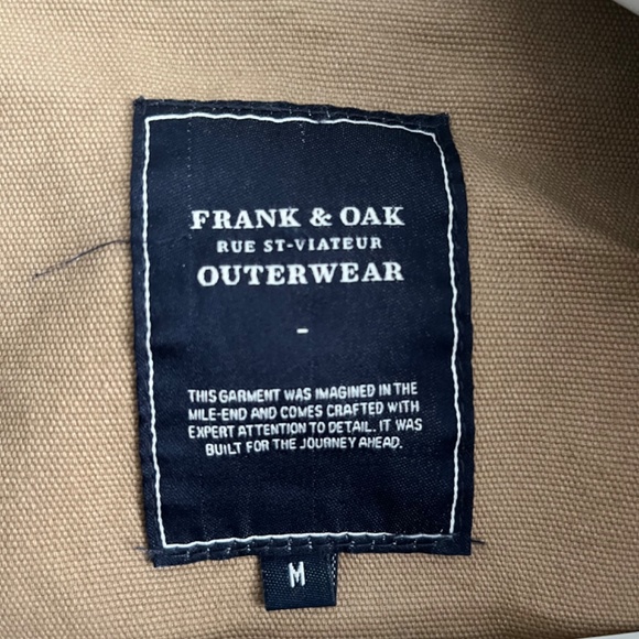 Frank and Oak Jacket Men’s Medium - Picture 2 of 4